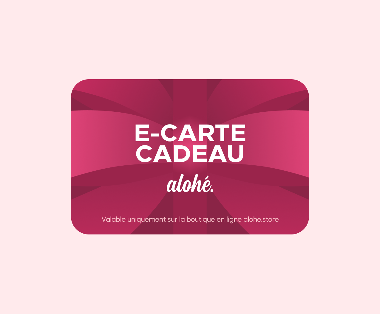 E-carte cadeau